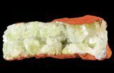 Gemmy, Yellow-Green Adamite Crystals - Durango, Mexico #65315-1